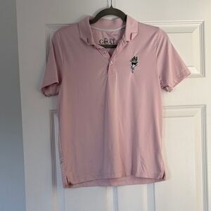 GOAT USA Light pink polo